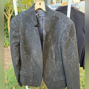 Black brocade jacket